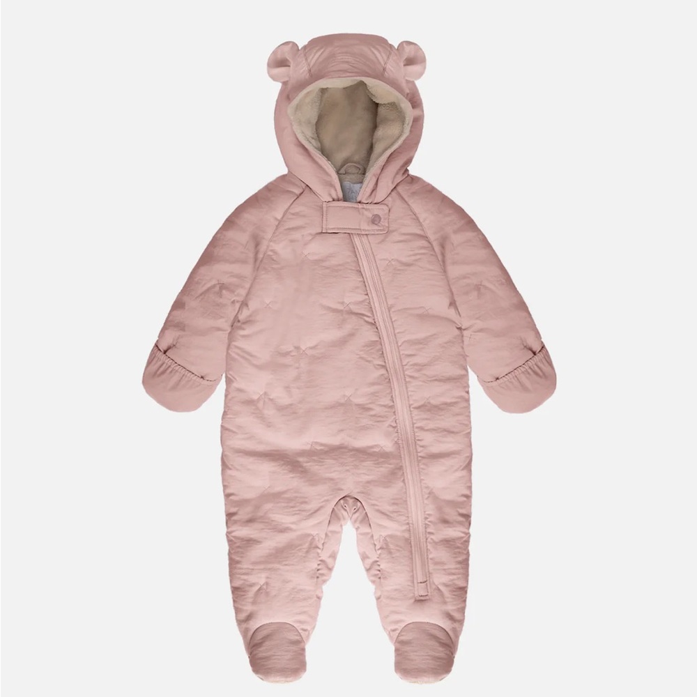 7AM ENFANT SNOWSUIT - PINK NWT 6-12M